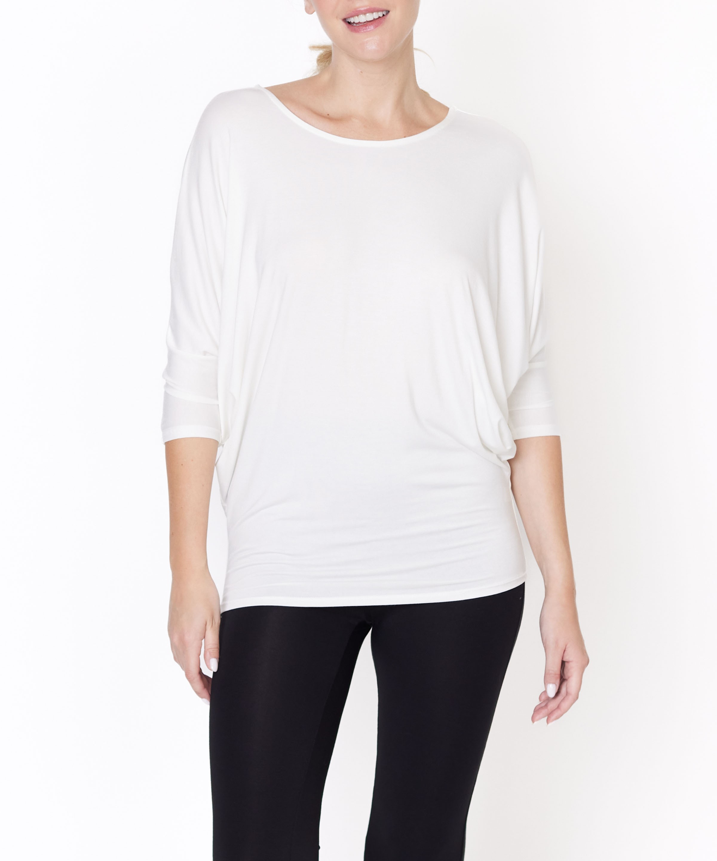 BAMBOO SIDE DRAPE DOLMAN 